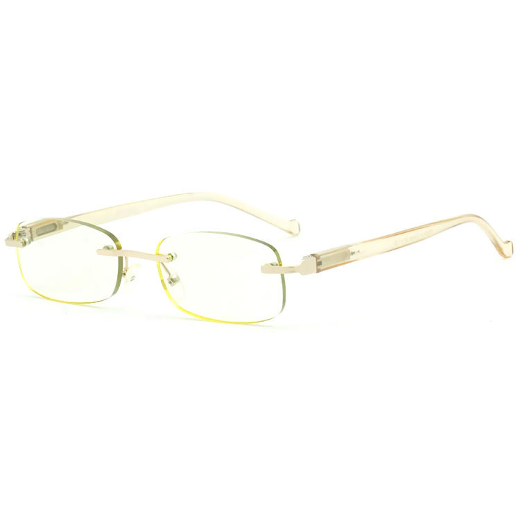 Dachuan Optical DRM368011 China Supplier Rimless Metal Reading Glasses With Cystal Color (13)